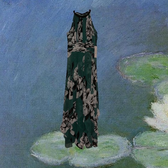 Calvin Klein Metallic Formal Dress - Picture 4 of 6